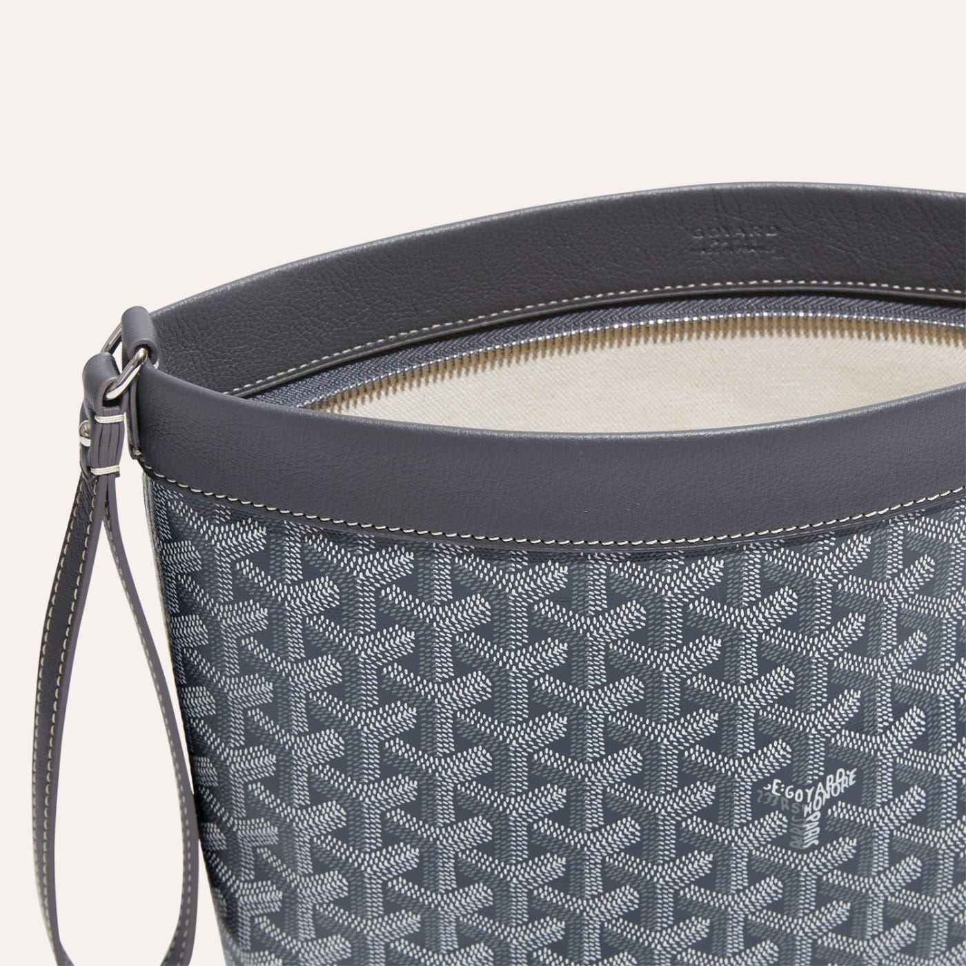 Goyard Conti Pouch Grey - Image 4